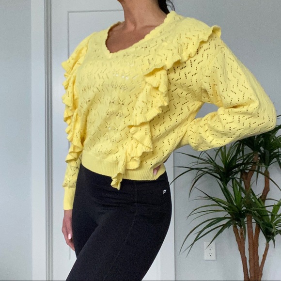 Andrew Marc Sweaters - Beautiful Yellow Sweater